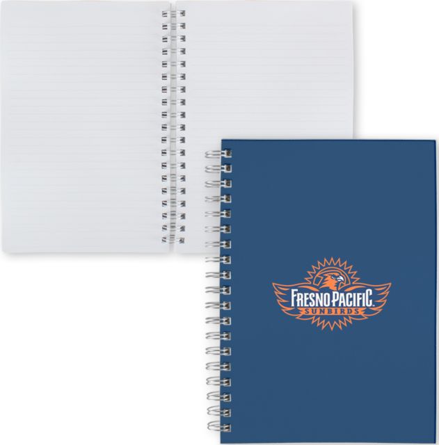 Fresno Pacific Clear 7 x 10 Spiral Journal Notebook Official Logo - ONLINE ONLY