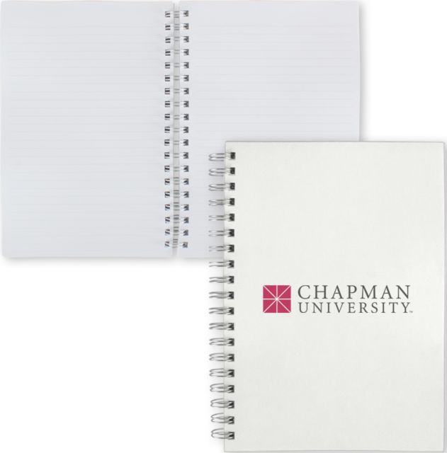Chapman Clear 7 x 10 Spiral Journal Notebook Chapman University - Institutional Mark Horizontal - ONLINE ONLY