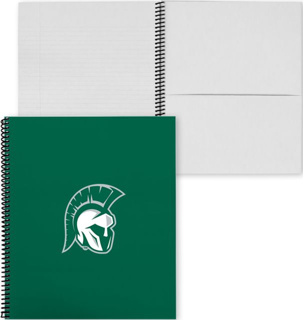 Illinois Wesleyan College Spiral Notebook w/Black Coil Head Mark - ONLINE ONLY