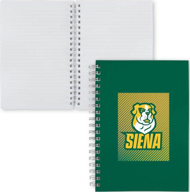 Siena Clear 7 x 10 Spiral Journal Notebook Siena Athletic Mark over Line Gradient - ONLINE ONLY