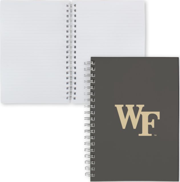 Wake Forest Clear 7 x 10 Spiral Journal Notebook WF - ONLINE ONLY