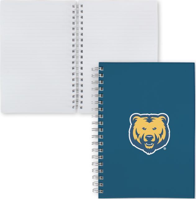 Northern Colorado Clear 7 x 10 Spiral Journal Notebook UNC Bear Logo - ONLINE ONLY