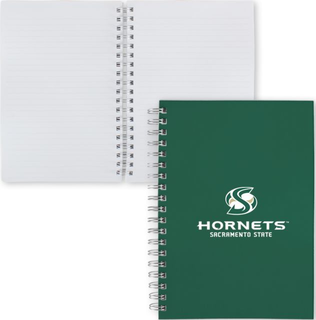 Sacramento State Clear 7 x 10 Spiral Journal Notebook Official Logo - ONLINE ONLY