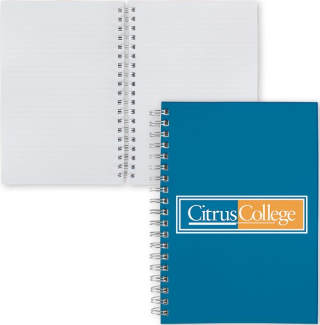 Citrus College Clear 7 x 10 Spiral Journal Notebook Citrus College Logo - ONLINE ONLY