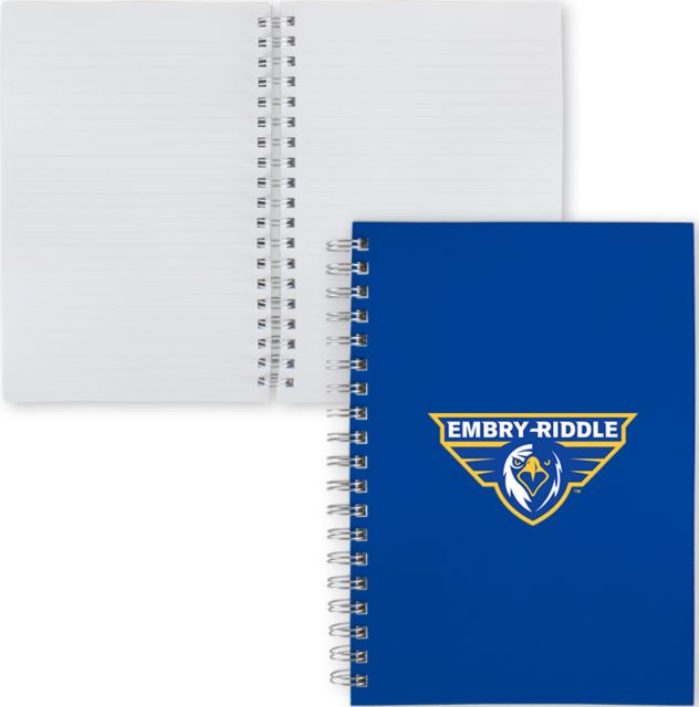 Embry Riddle Prescott Clear 7 x 10 Spiral Journal Notebook Athletic Mark - ONLINE ONLY
