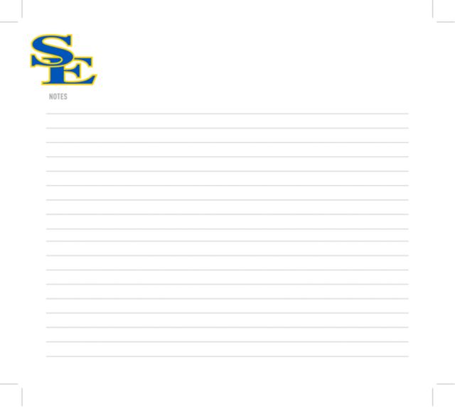 Southeastern Oklahoma State Mousepad/Notepad logo name here - ONLINE ONLY