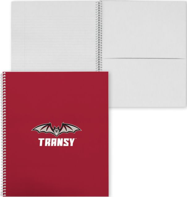 Transylvania College Spiral Notebook w/Clear Coil Primary Athletics Mark - ONLINE ONLY