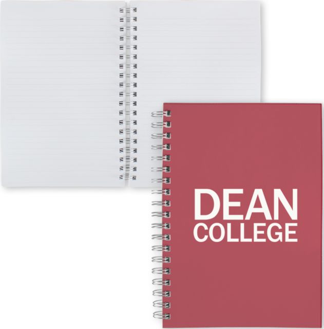 Dean College Clear 7 x 10 Spiral Journal Notebook Primary Mark - ONLINE ONLY