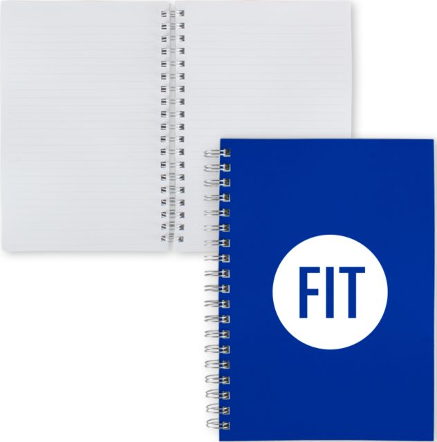 Fashion Institute Clear 7 x 10 Spiral Journal Notebook FIT - Circle Emblem - ONLINE ONLY