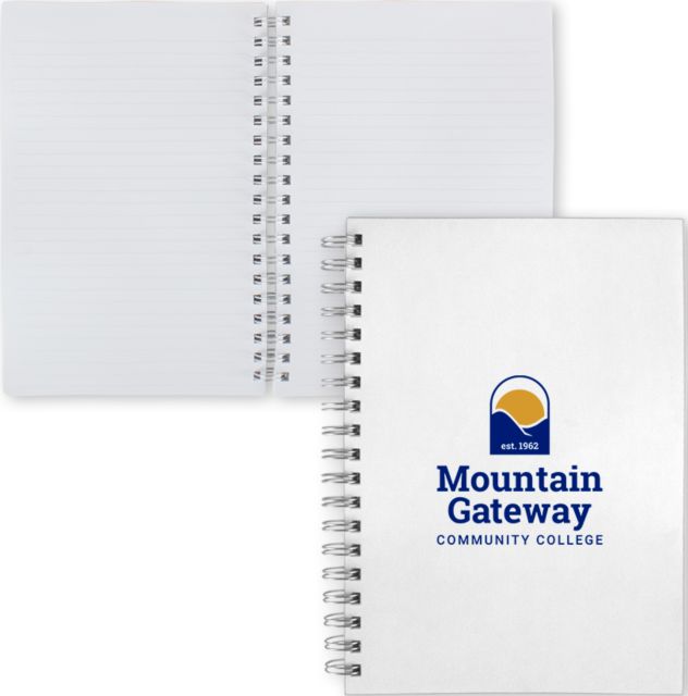 Mountain Gateway Clear 7 x 10 Spiral Journal Notebook Mountain Gateway CC Stacked - ONLINE ONLY