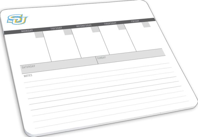 Southern University Mousepad/Week At A Glance Note Pad Interlocking SU - Primary Athletics Mark - ONLINE ONLY