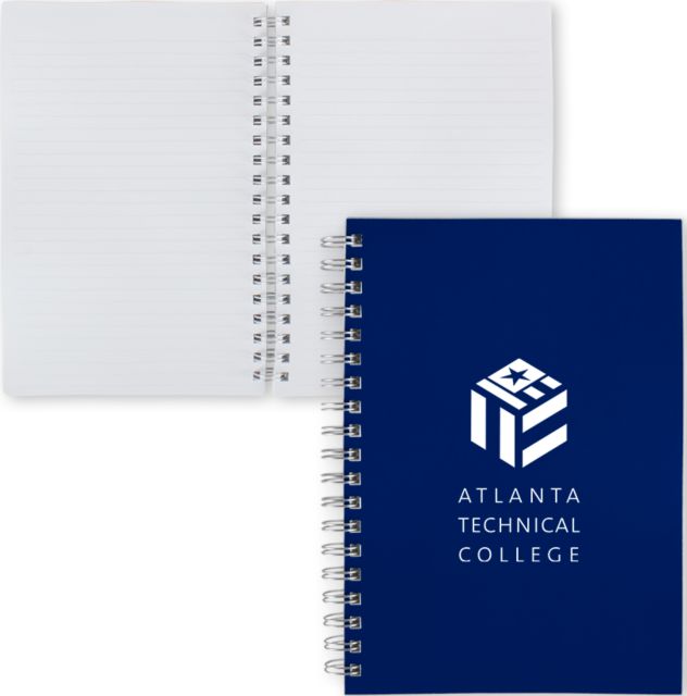 Atlanta Tech College Clear 7 x 10 Spiral Journal Notebook Atlanta Technical College - ONLINE ONLY