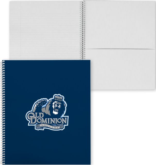 Stonehill College Spiral Notebook w/Clear Coil Primary Mark 