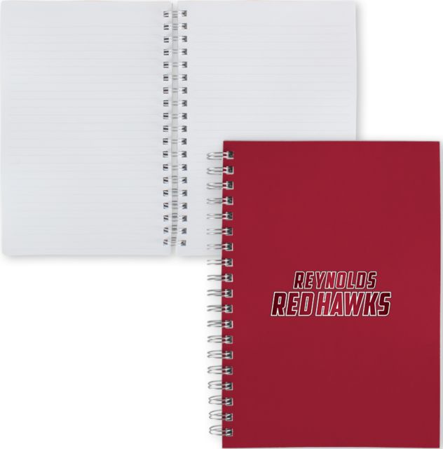 J. Sargeant Reynolds Clear 7 x 10 Spiral Journal Notebook Reynolds Red Hawks Gradient - ONLINE ONLY