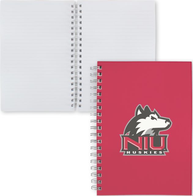 Northern Illinois Clear 7 x 10 Spiral Journal Notebook Primary Mark - ONLINE ONLY