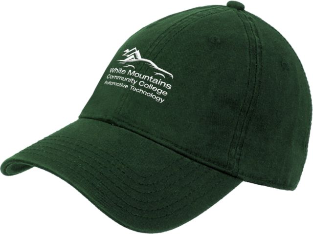 White Mountains Unstructured Adjustable Low Profile Hat Mountains Community College Automotive Technology - ONLINE ONLY