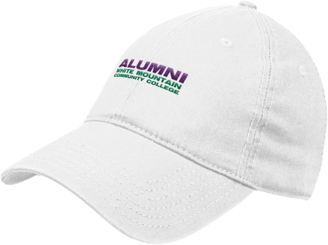 White Mountains Unstructured Adjustable Low Profile Hat Alumni - Mountains Community College - ONLINE ONLY