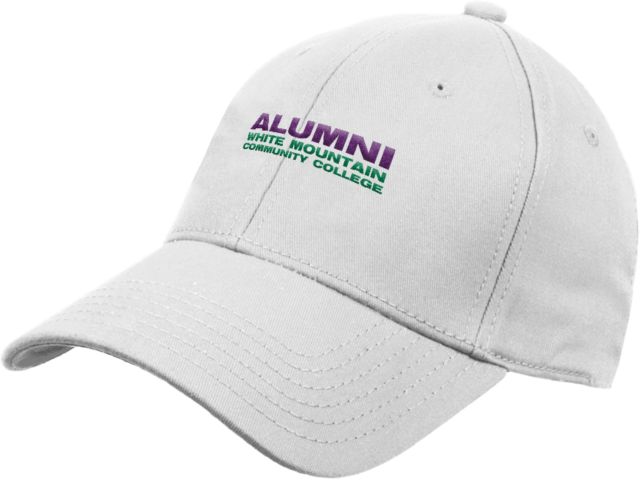 White Mountains Structured Adjustable Pro Style Hat Alumni - Mountains Community College - ONLINE ONLY