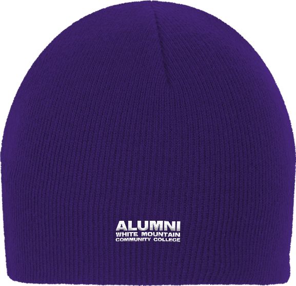 White Mountains Knit Beanie Alumni - Mountains Community College - ONLINE ONLY