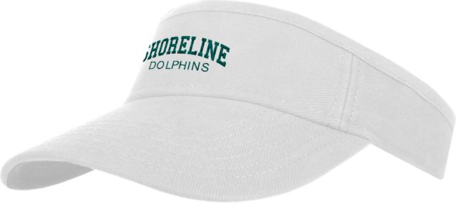 Shoreline Brushed Bull Denim Visor Arched Shoreline Dolphins - ONLINE ONLY