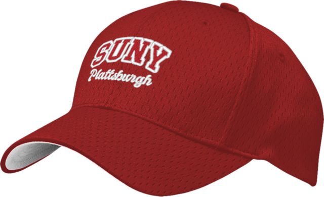 SUNY Plattsburgh Pro Mesh Structured Hat SUNY Script - ONLINE ONLY