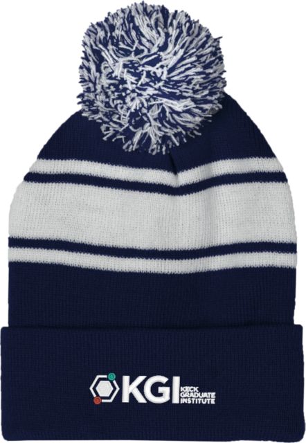Keck Graduate Institute Two-Tone Knit Pom Beanie with Cuff - ONLINE ONLY