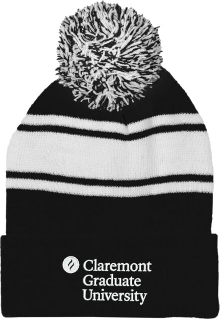 Claremont Graduate University Two-Tone Knit Pom Beanie with Cuff - ONLINE ONLY