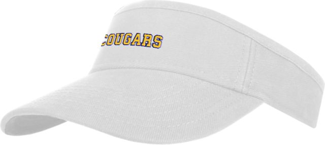 Lawson State Brushed Bull Denim Visor Lawson State Cougars with Outline - ONLINE ONLY