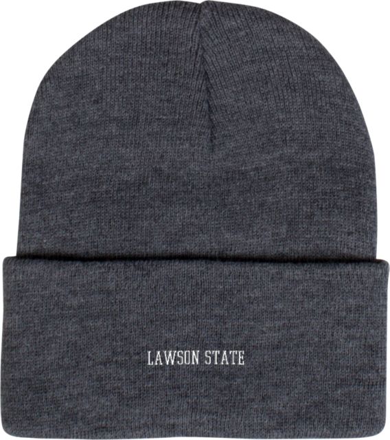 Lawson State Knit Beanie w/Cuff Lawson State Block Text - ONLINE ONLY