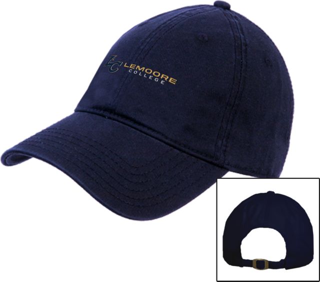 WHC Lemoore Unstructured Adjustable Low Profile Hat Lemoore College Logo Horizontal - ONLINE ONLY