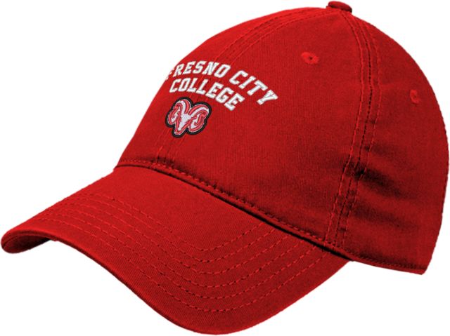 Fresno City College Twill Unstructured Low Profile Hat Fresno City College with Ram EMB - ONLINE ONLY