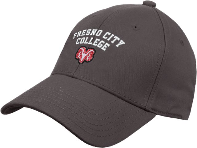 Fresno City College Heavyweight Twill Pro Style Hat Fresno City College with Ram EMB - ONLINE ONLY