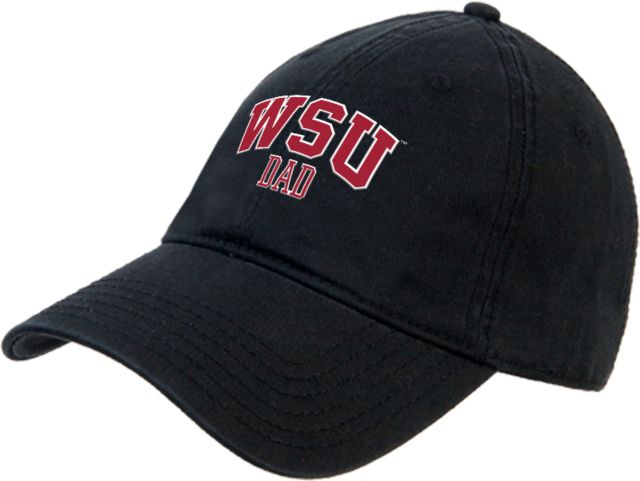 Washington State Unstructured Adjustable Low Profile Hat WSU Dad Word Mark - ONLINE ONLY