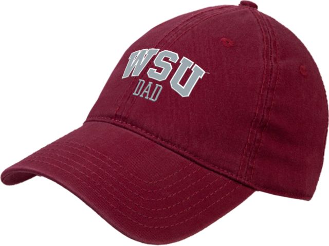 Washington State Unstructured Adjustable Low Profile Hat WSU Dad Word Mark - ONLINE ONLY