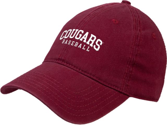 Washington State Unstructured Adjustable Low Profile Hat Cougars Baseball Arched - ONLINE ONLY