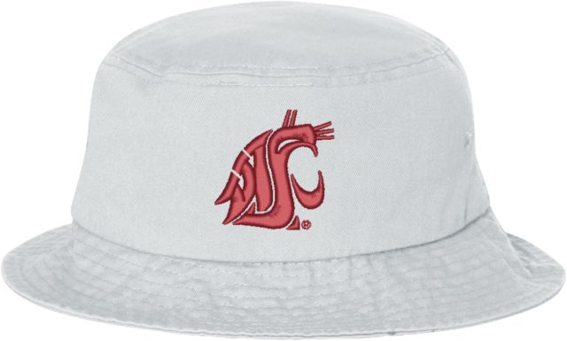 Washington State University Primary Athletic Mark Bucket Hat