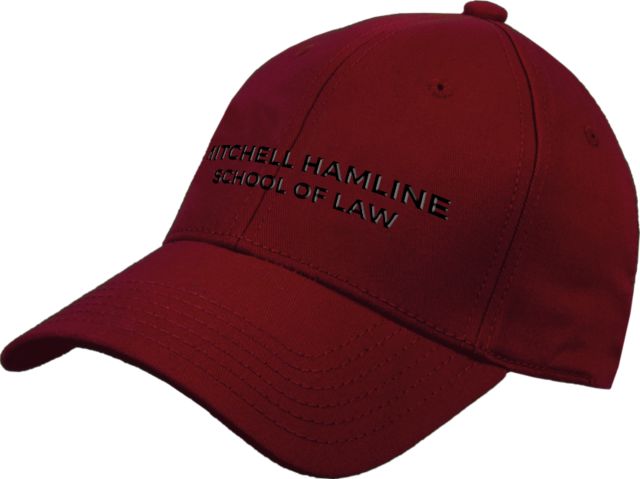 Mitchell Hamline Structured Adjustable Pro Style Hat Mitchell Hamline School of Law Flat Wordmark - ONLINE ONLY