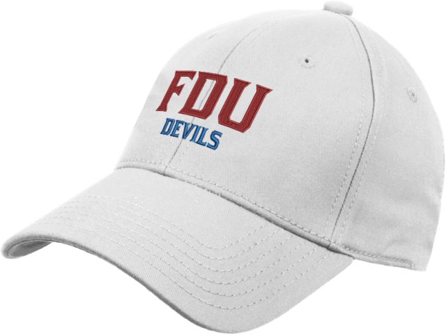 FDU Devils Heavyweight Twill Pro Style Hat FDU Devils w Mascot - ONLINE ONLY