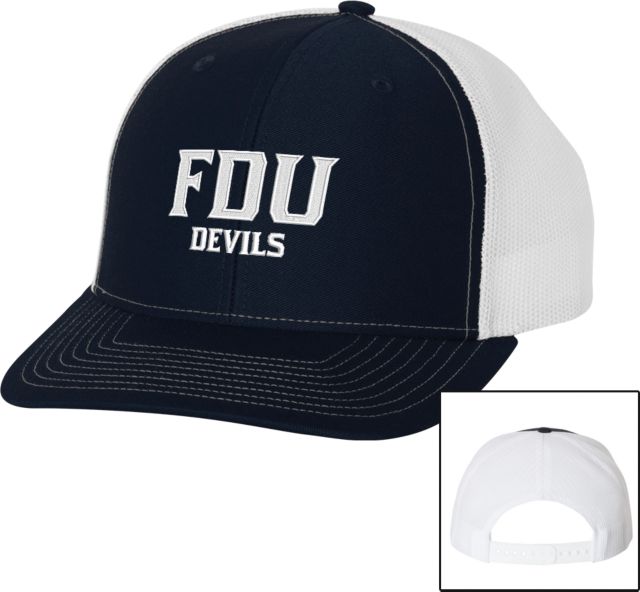 FDU Devils Richardson Trucker Hat FDU Devils Stacked - ONLINE ONLY