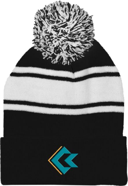Conconino Two Tone Knit Pom Beanie w/Cuff Coconino Community College - Emblem - ONLINE ONLY