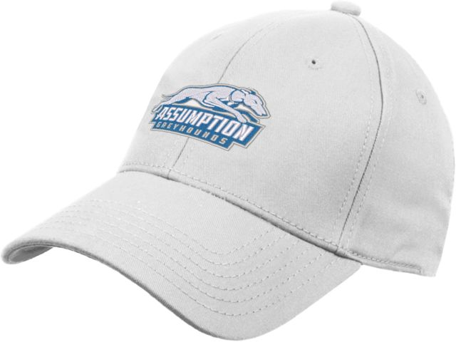 Assumption Structured Adjustable Pro Style Hat Assumption University Greyhound Logo - ONLINE ONLY