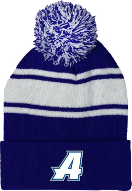 Assumption Two Tone Knit Pom Beanie w/Cuff Assumption A Primary Mark - ONLINE ONLY
