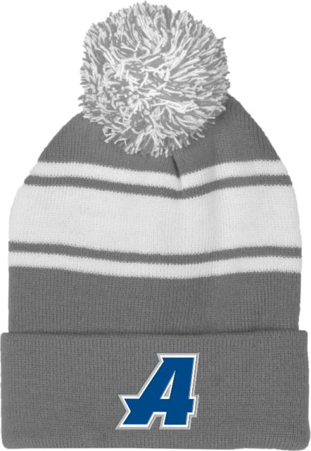 Assumption Two Tone Knit Pom Beanie w/Cuff Assumption A Primary Mark - ONLINE ONLY