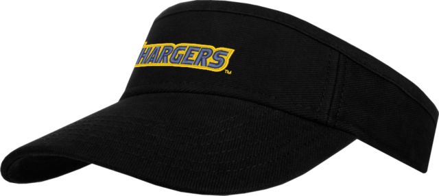 Cypress College Brushed Bull Denim Visor Cypress - Chargers Wordmark - ONLINE ONLY