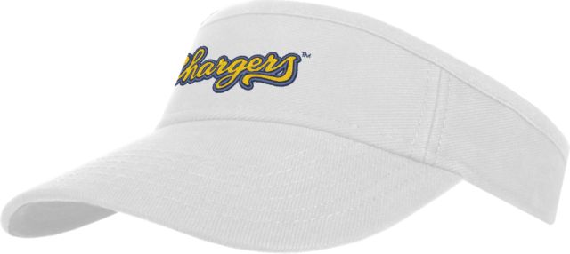 Cypress College Brushed Bull Denim Visor Cypress - Chargers Wordmark - ONLINE ONLY