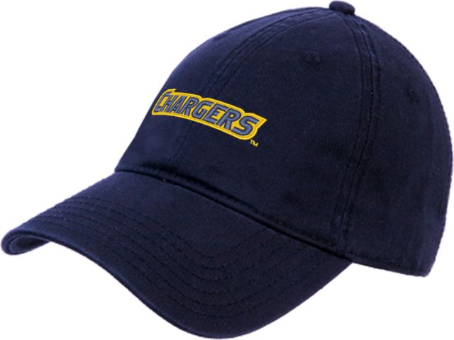 Cypress College Unstructured Adjustable Low Profile Hat Cypress - Chargers Wordmark - ONLINE ONLY