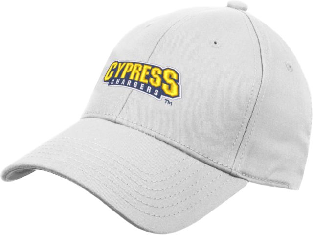 Cypress College Structured Adjustable Pro Style Hat Cypress Chargers Banner Wordmark - ONLINE ONLY