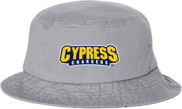 Cypress College Sportsman Bucket Hat Cypress Chargers Banner Wordmark - ONLINE ONLY