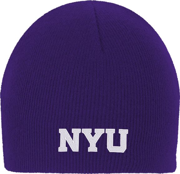NYU Knit Beanie Primary Mark - ONLINE ONLY