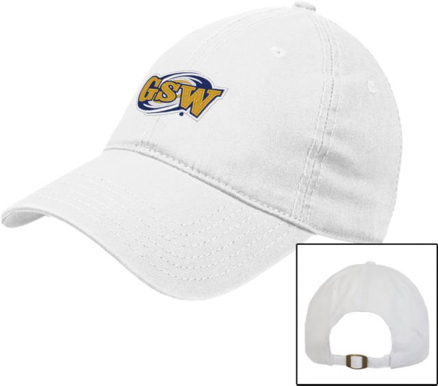 GSW State Unstructured Adjustable Low Profile Hat GSW Athletics Mark - ONLINE ONLY